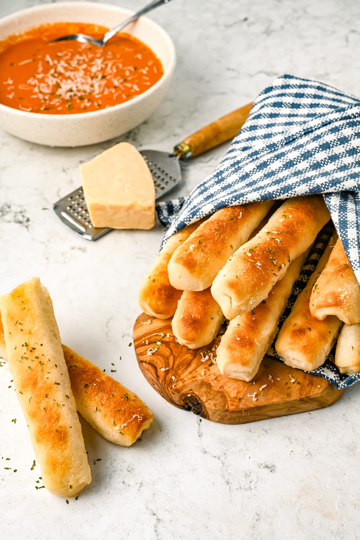 Olive Garden Breadsticks upclose