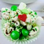 A serving of Grinch Popcorn