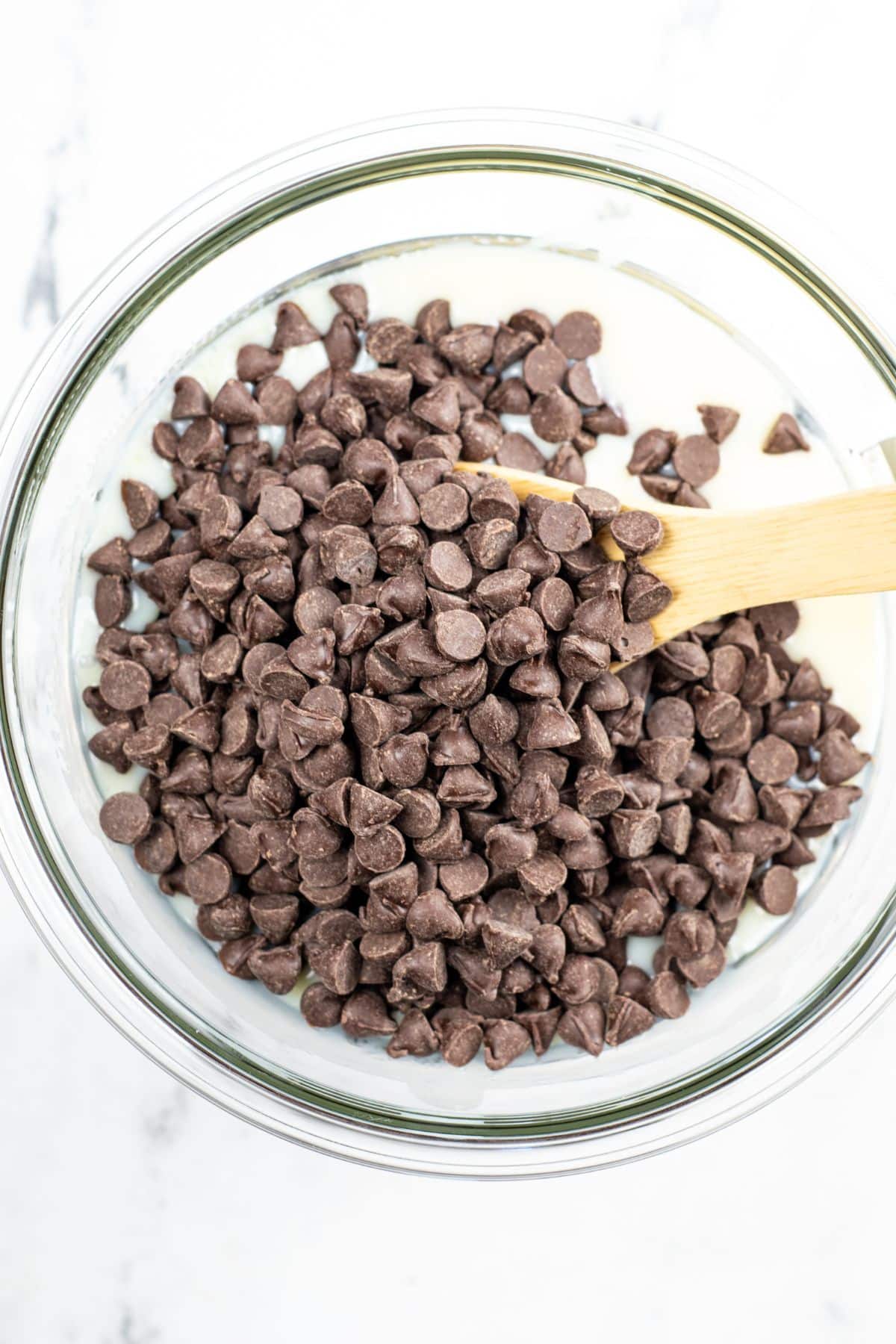 chocolate chips in milk