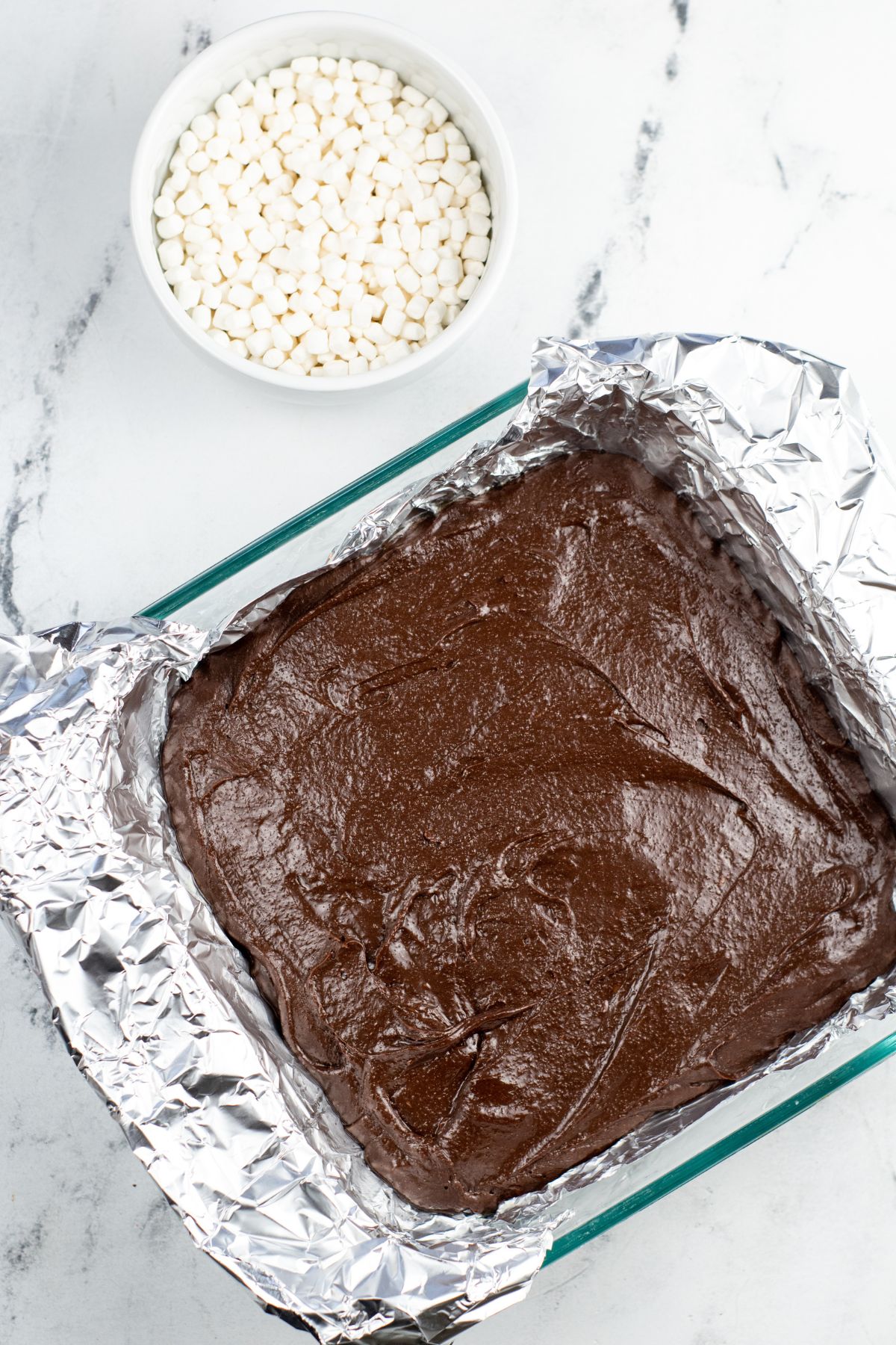 chocolate fudge in pan