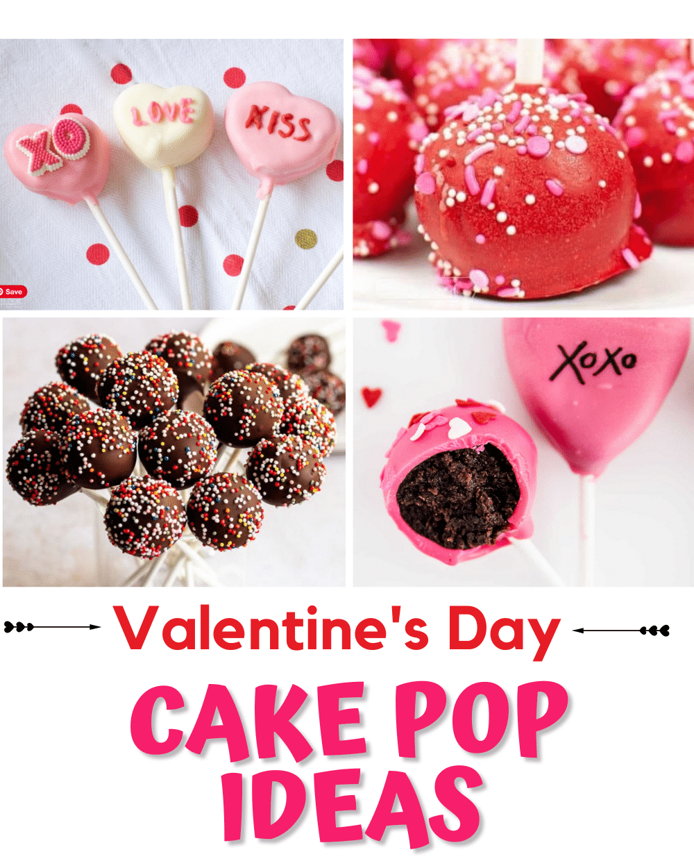 The collection of the best Valentine's Day Cake Pop Ideas creates some of the most beautiful and delicious bite-sized desserts you'll ever taste.