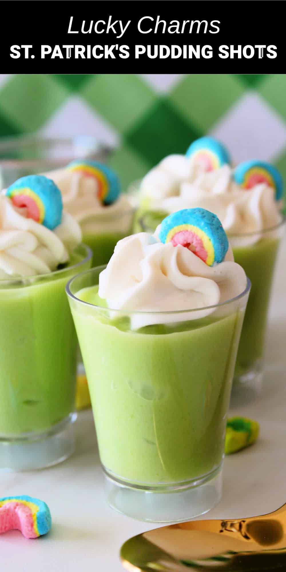 If you’re looking for a fun and creative treat for this year’s St. Patrick’s Day party, try these delicious Lucky Charms pudding shots. Vanilla pudding, Irish Cream liqueur, and Lucky Charms marshmallows combine to create this festive boozy treat that will look amazing on your party table.