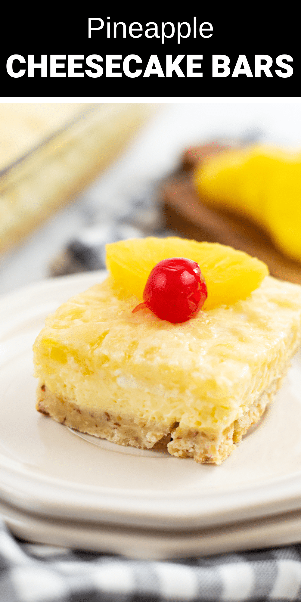 These pineapple cheesecake bars are an incredibly delicious dessert that’s perfect for a party or special occasion. With a buttery shortbread crust, a rich pineapple cream cheese filling, and a light and fluffy pineapple topping, this irresistible treat is a sure crowd-pleaser.