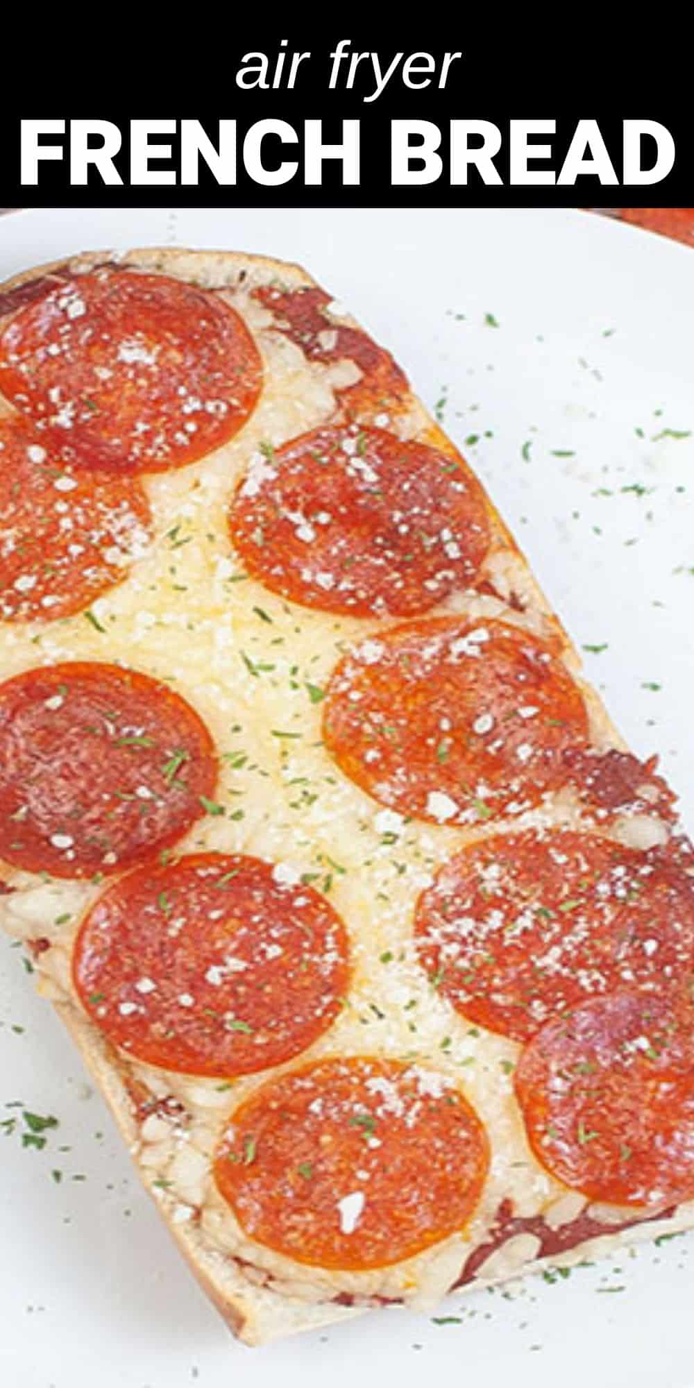 This easy air fryer French bread pizza is so quick and delicious that you’ll never need to order a takeout pizza again.