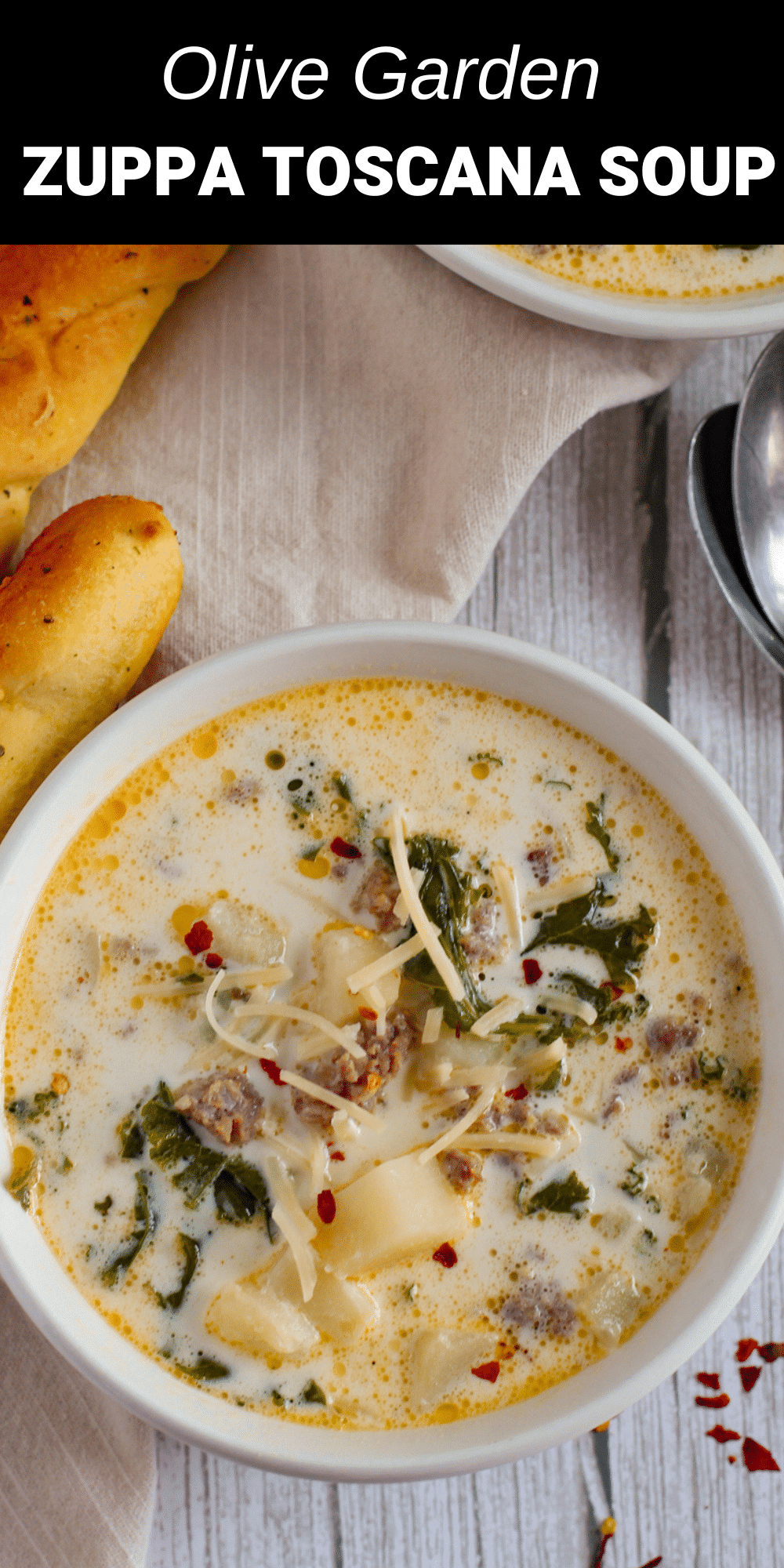 This quick and easy Zuppa Toscana Soup is a creamy and hearty soup loaded with the most of incredible flavors. Everything cooks in one pot to make one comforting and delicious one-pot meals the entire family will love. 