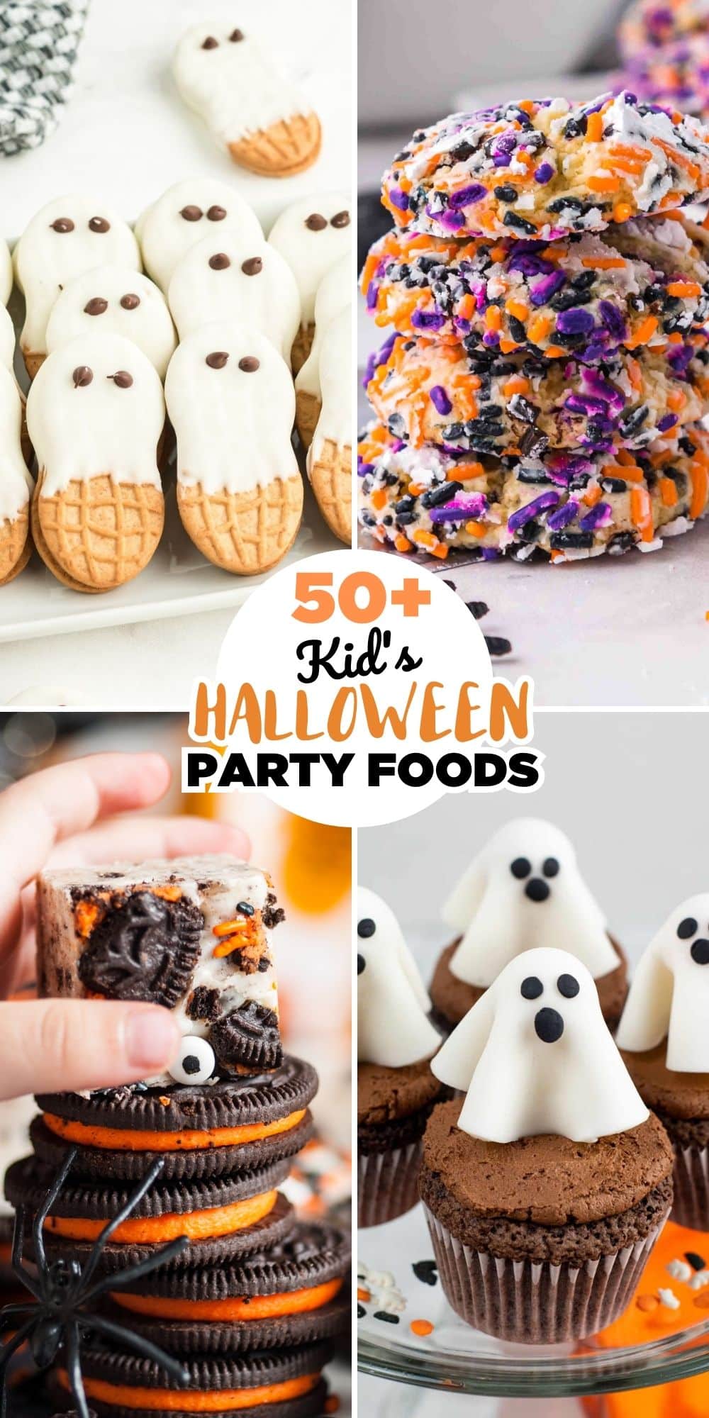 This collection of the best Kids Halloween Party Food Recipes includes everything from ghoulish appetizers and creepy beverages to spooktacular sweet treats and more! These delicious and creative ideas are sure to make any Halloween night a huge success! 