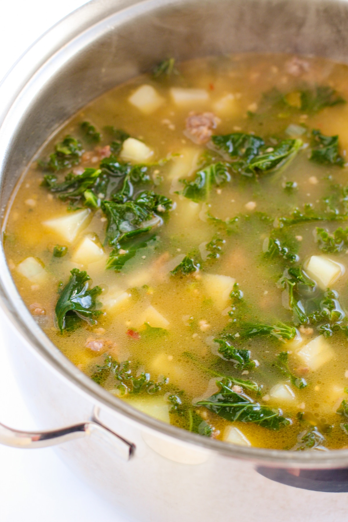 A closer look on Olive Garden Zuppa Toscano Soup