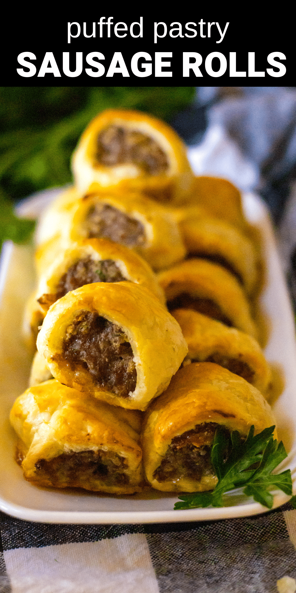 These delicious Sausage Rolls with Puffed Pastry are delightfully flaky, savory, and absolutely irresistible. They make the ultimate, tasty appetizer or hearty snack, using just a few simple ingredients.