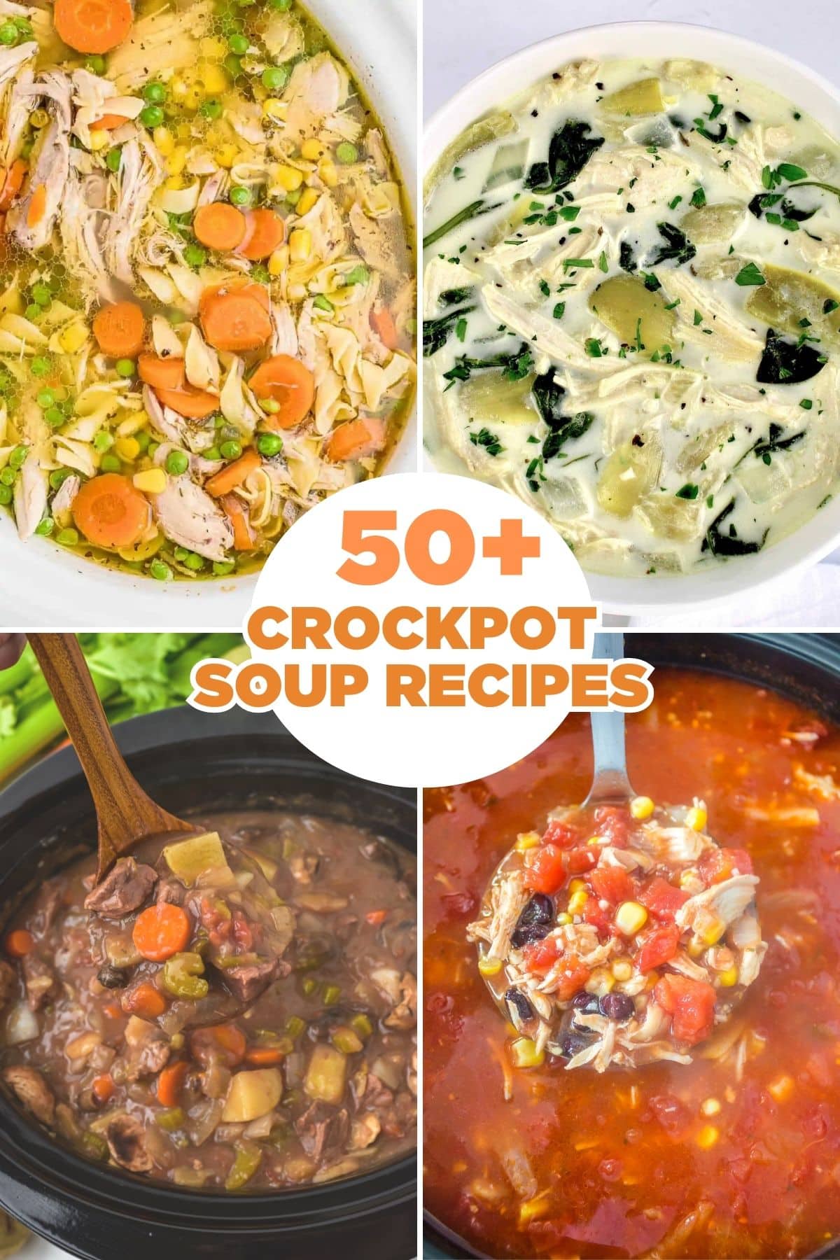 four crockpot soup recipes