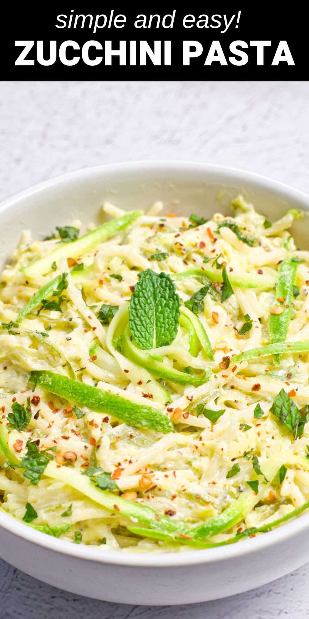 This recipe for Zucchini Pasta makes a delicious, creamy main dish or decadent side, that combines freshly grated zucchini and tender pasta, tossed with rich homemade cream sauce. It's a simple, easy and incredibly tasty pasta dish the whole family will love. 