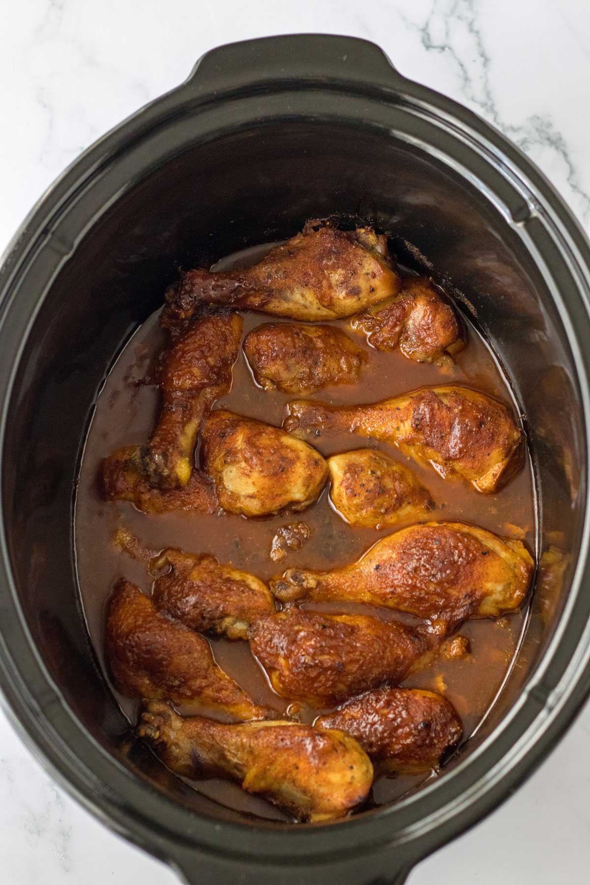 Another process is to cook the Crockpot BBQ Drumsticks on low for low 5-6 hours or high 3-4 hours