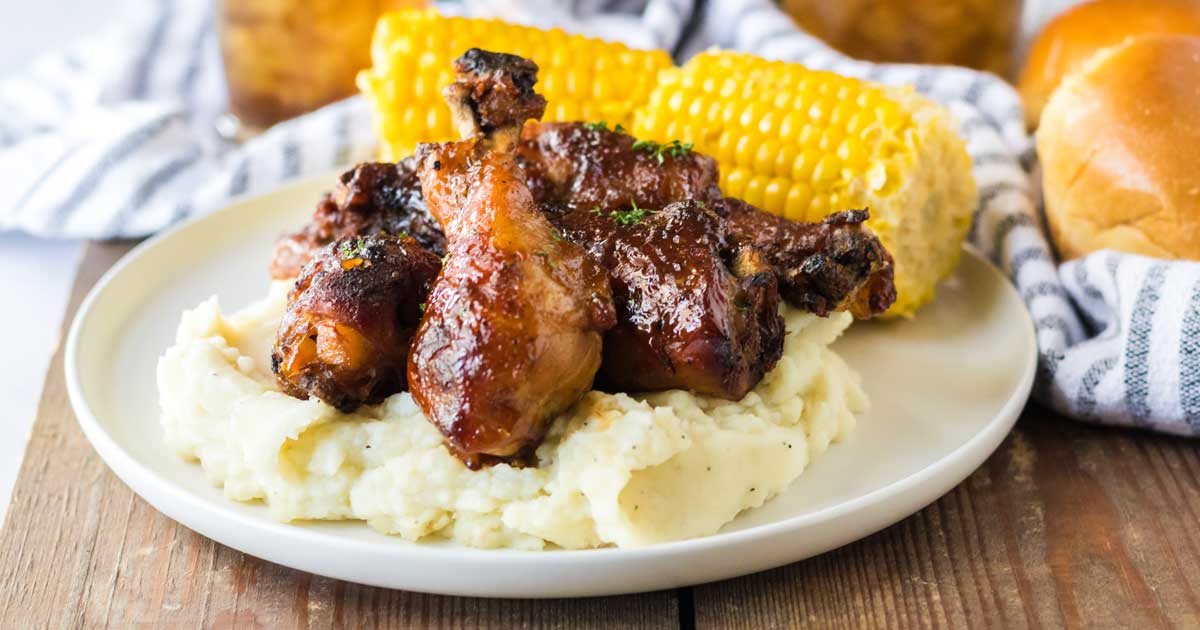 Crockpot BBQ Drumsticks Balancing Motherhood