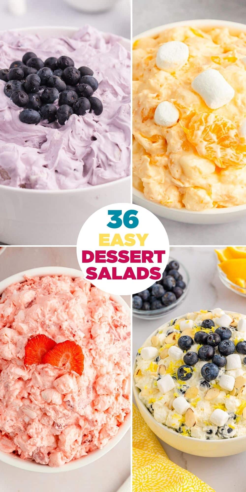 This collection of Easy Dessert Salad Recipes features a wonderful variety of scrumptious, cool and refreshing creations that are perfect for any occasion. From sweet and creamy to zesty and fruity, these recipes are a delightful and lighter twist on traditional desserts. 