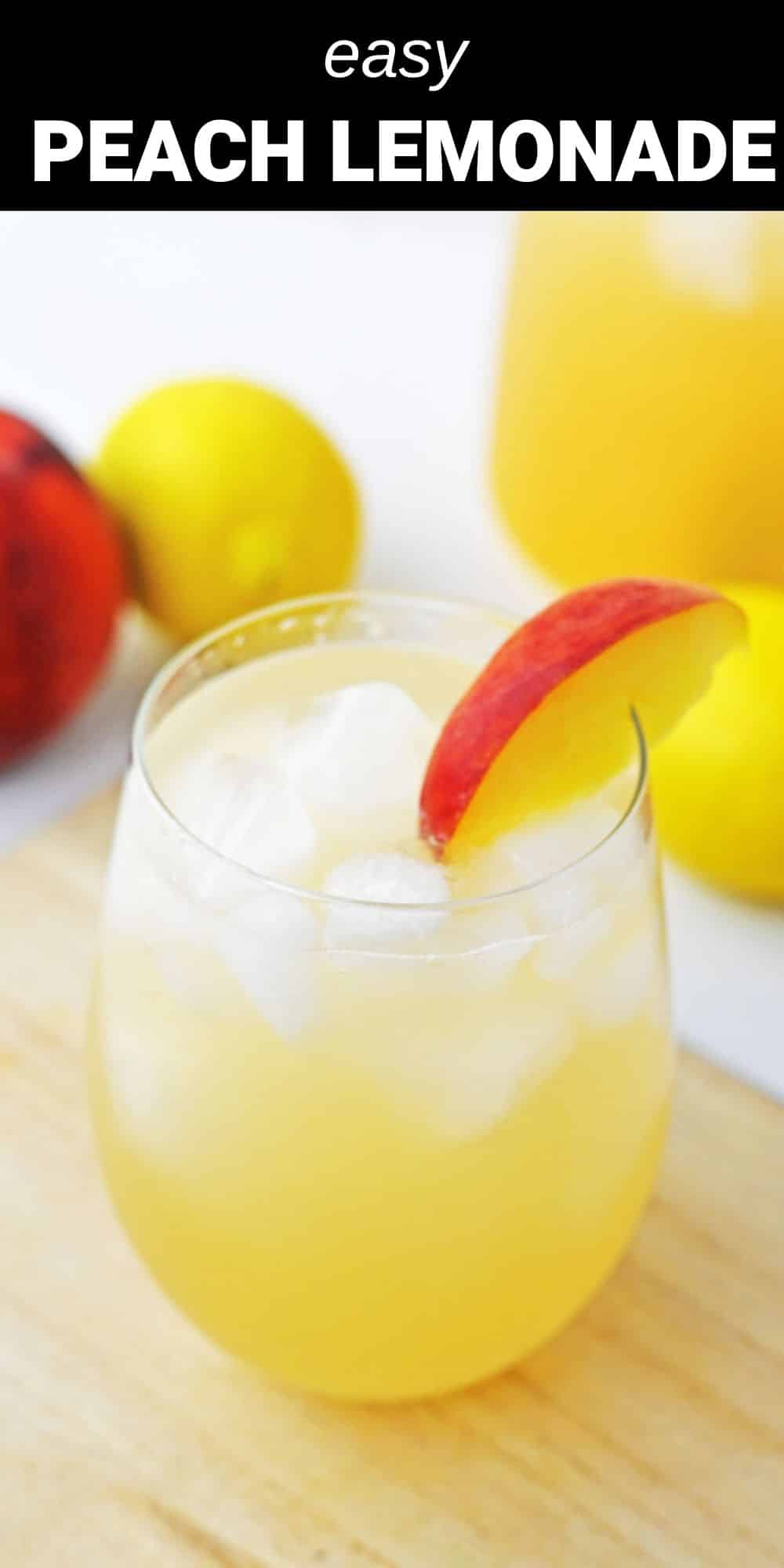 The cool and refreshing fresh Peach Lemonade is like a sip of summertime in a glass. Combining delicious, sweet peaches with fresh tangy lemon juice, it's the perfect drink to cool you off on a hot day. 
