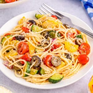 Recipe thumbnail for California Spaghetti Salad