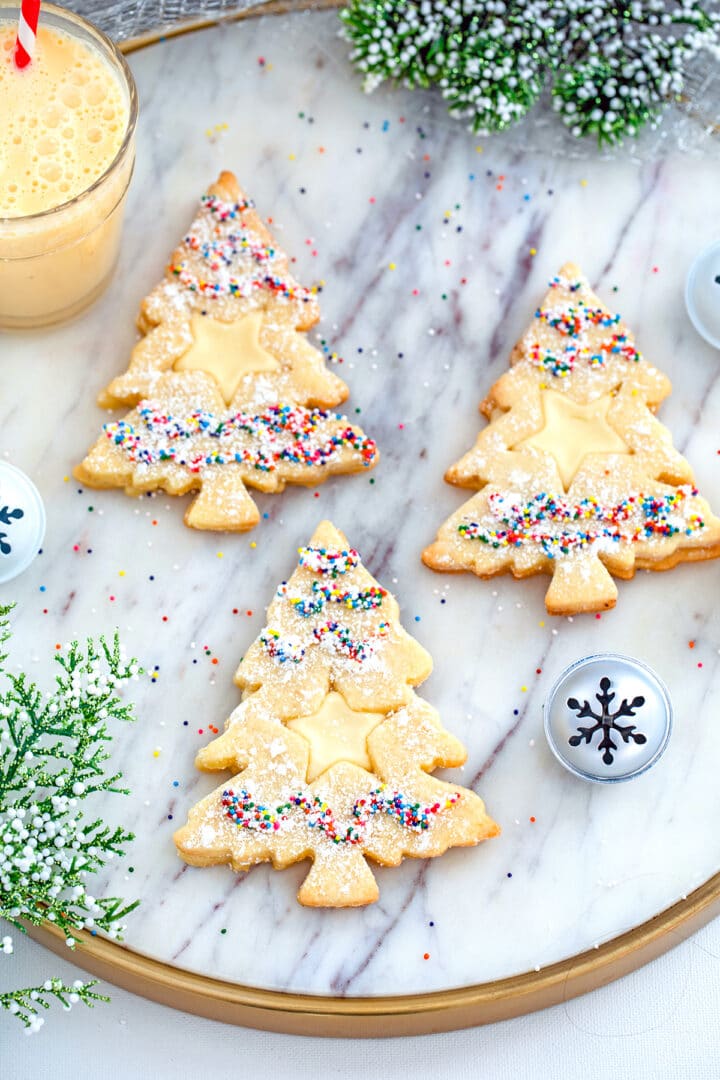Christmas shaped cookies