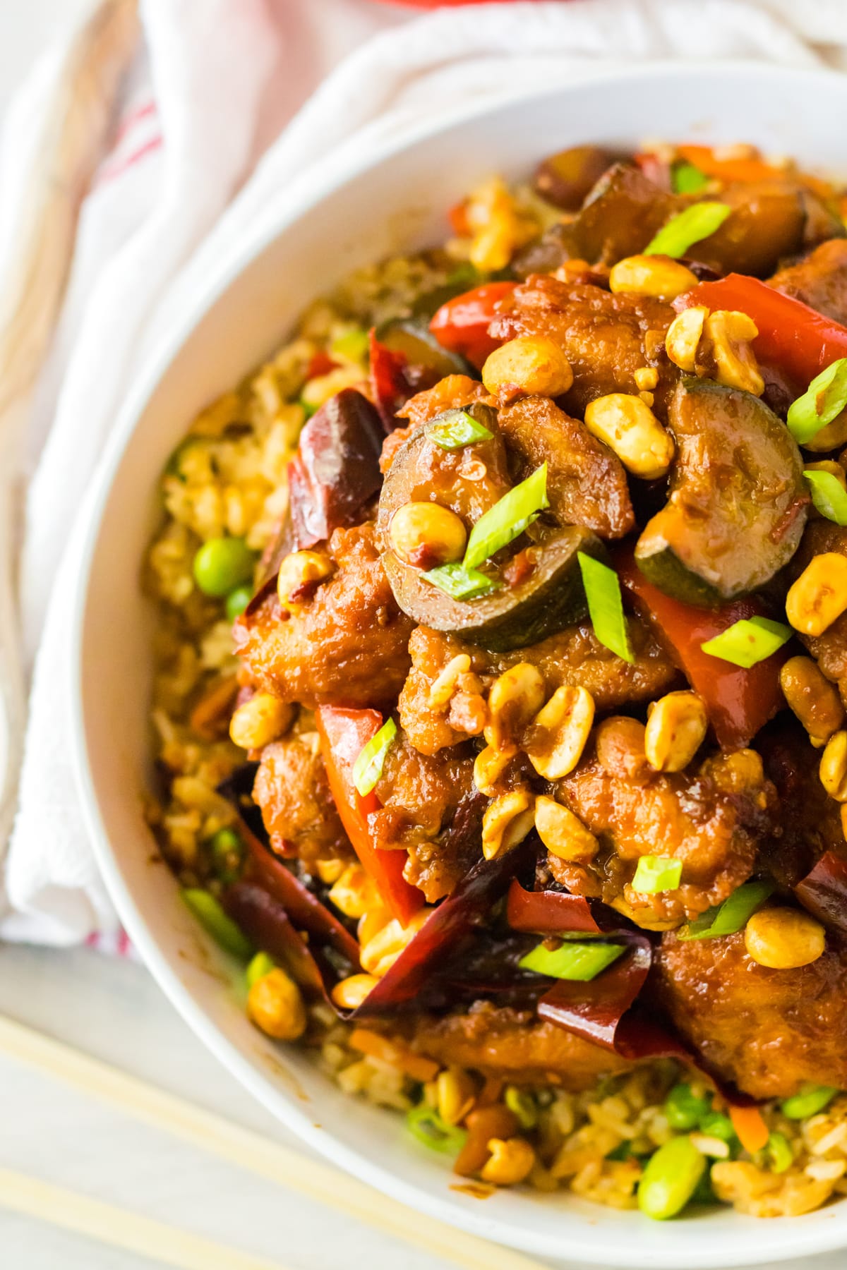 A closer look on Slow Cooker Kung Pao Chicken