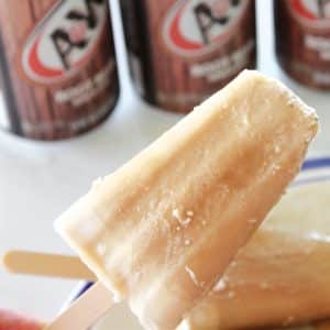 A closer look on Root Beer Popsicle