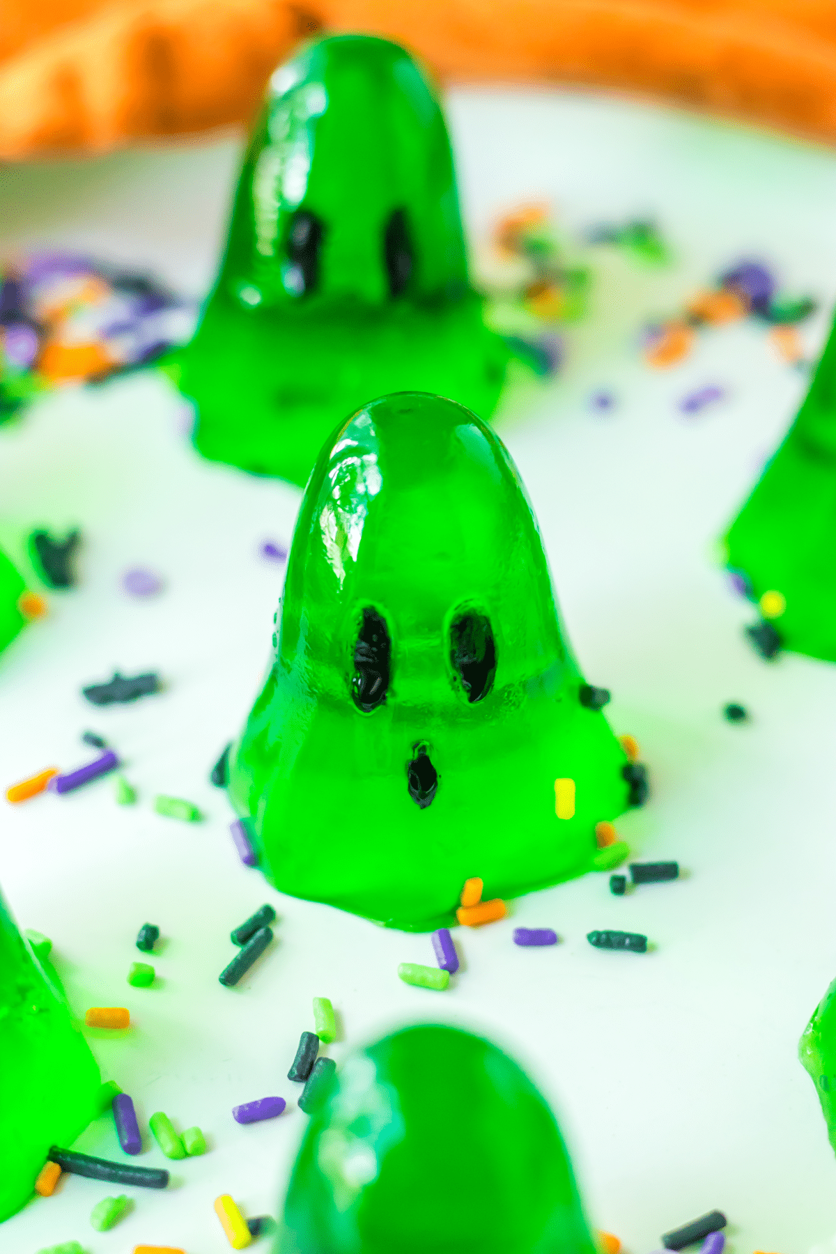 A closer look on Ghost Jello Shots