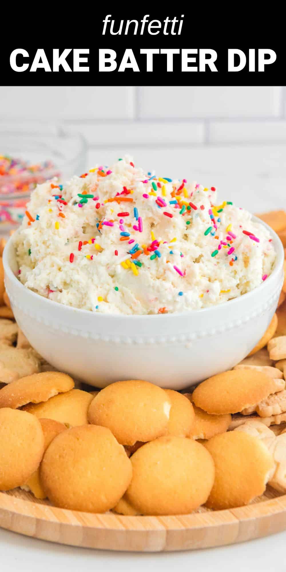 This cool and creamy homemade Cake Batter Dip is one of the best dessert dips you will ever make. It's the perfect sweet dip to serve for a baby shower, birthday celebrations, or just those last-minute sweet tooth cravings. 
