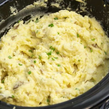 mashed potatoes in crockpot