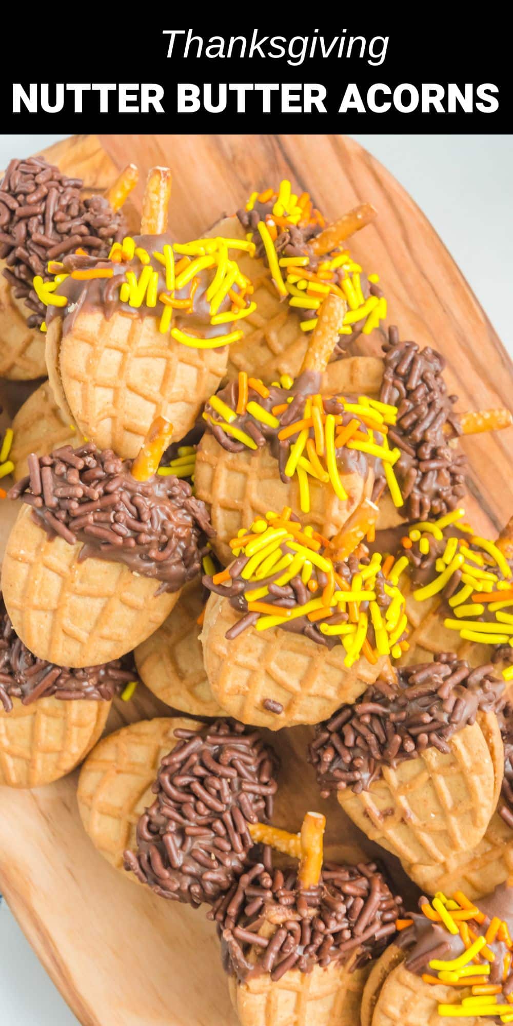 These Nutter Butter acorns are a fun and festive fall treat that’s also super easy to make. Gather the whole family and have a blast creating these adorable and delicious fall acorn cookies together.