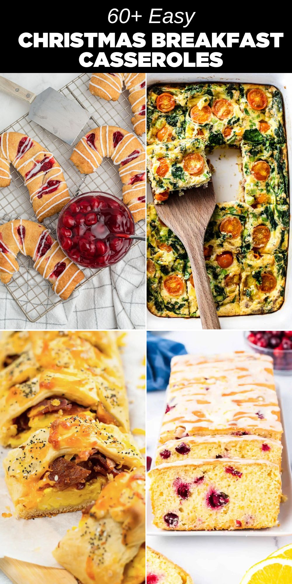 These Easy Christmas Brunch Recipes make the perfect addition to any holiday spread. Whether it's sweet treats, savory bites, or tasty beverages, you'll find everything you need for a brunch-time feast.