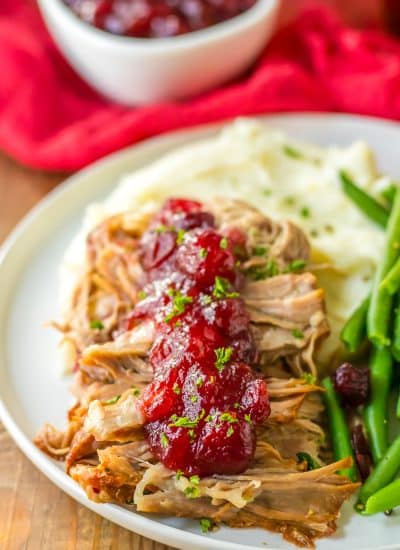 Slow Cooker Cranberry Pork on a closer look.