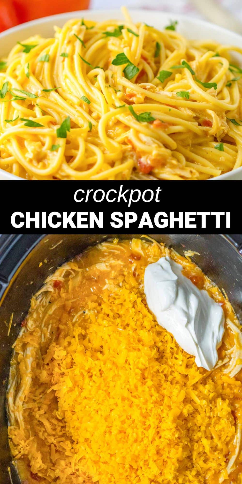This crockpot chicken spaghetti is a hearty and delicious weeknight meal that the whole family will love. Easy to make and full of flavor, this dish deserves a regular spot in your dinner rotation.