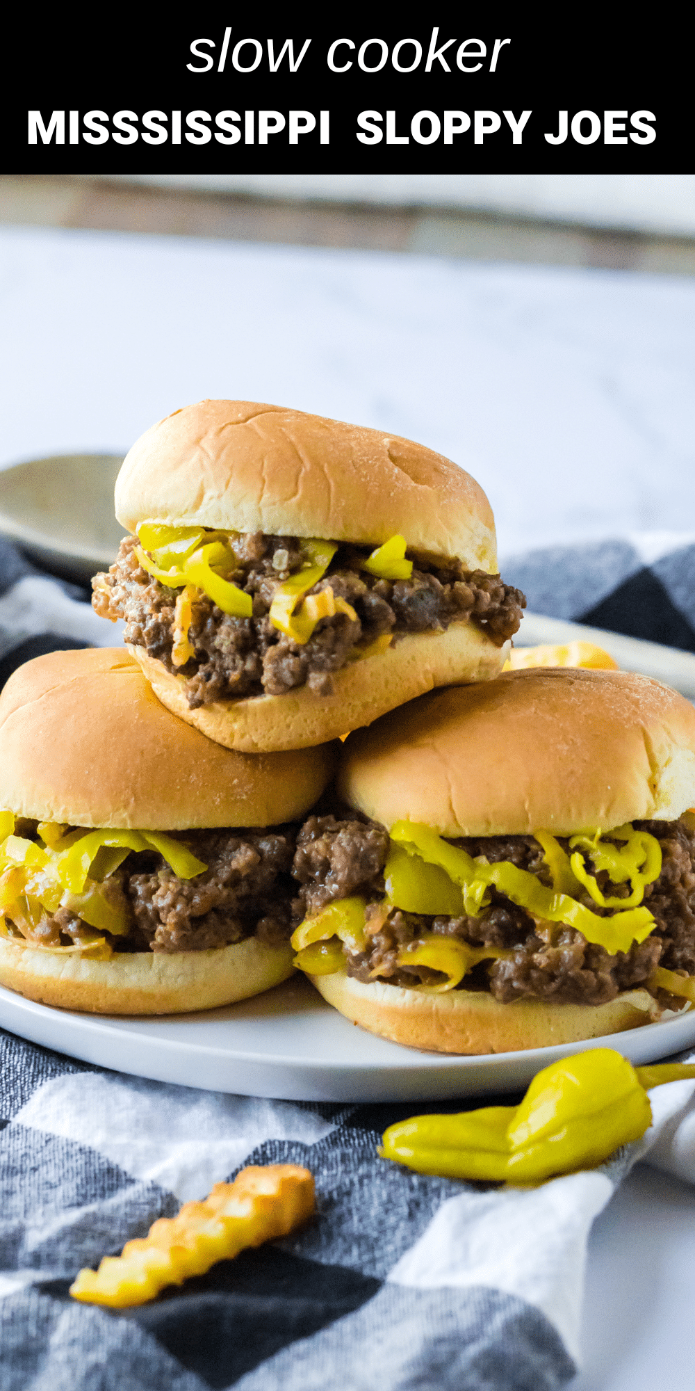 These slow cooker Mississippi sloppy Joes are a delicious twist on a classic sloppy Joe recipe. Hearty and flavorful, this easy recipe deserves a permanent spot in your dinner rotation.