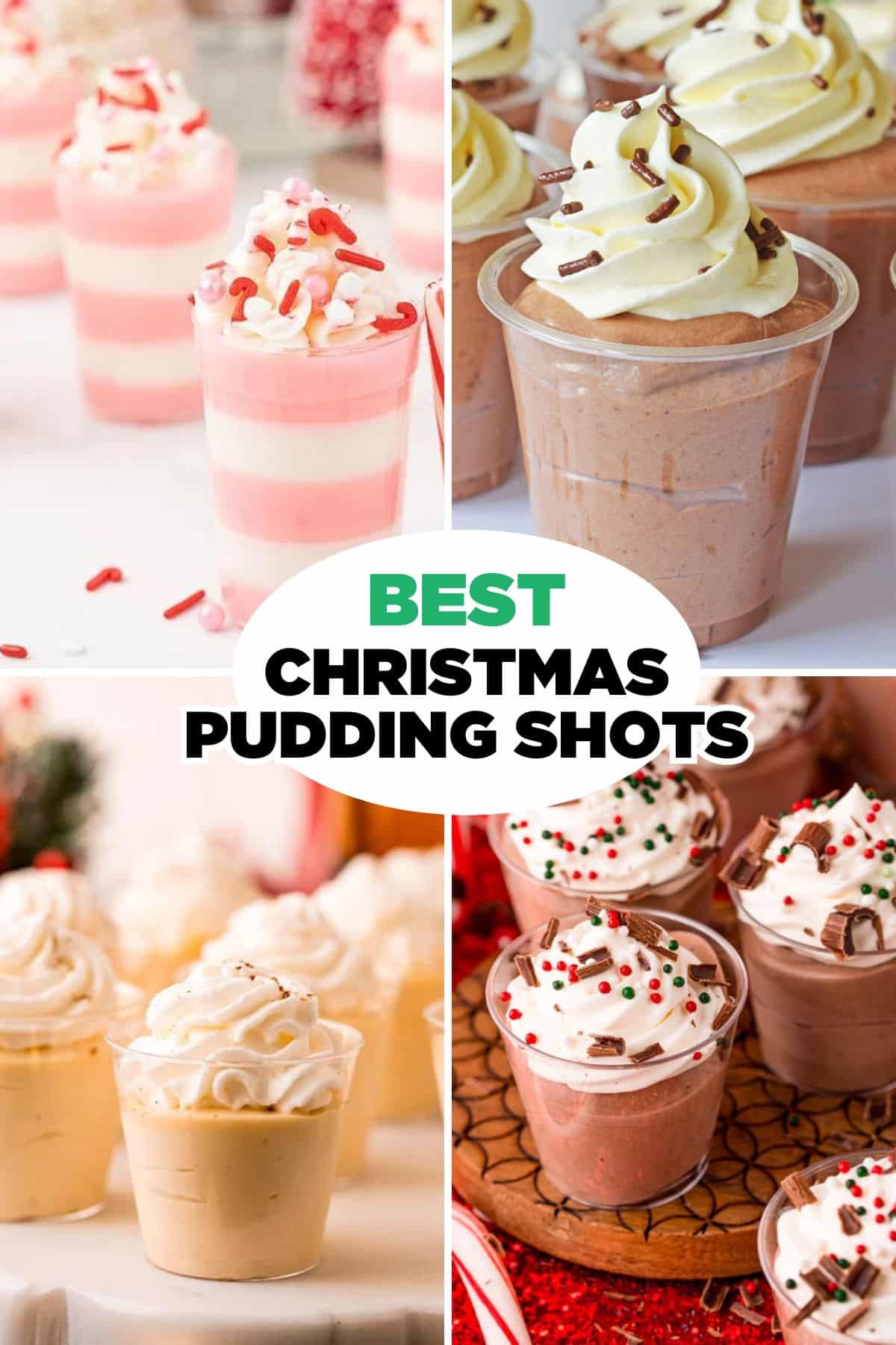 Best Christmas pudding shots.