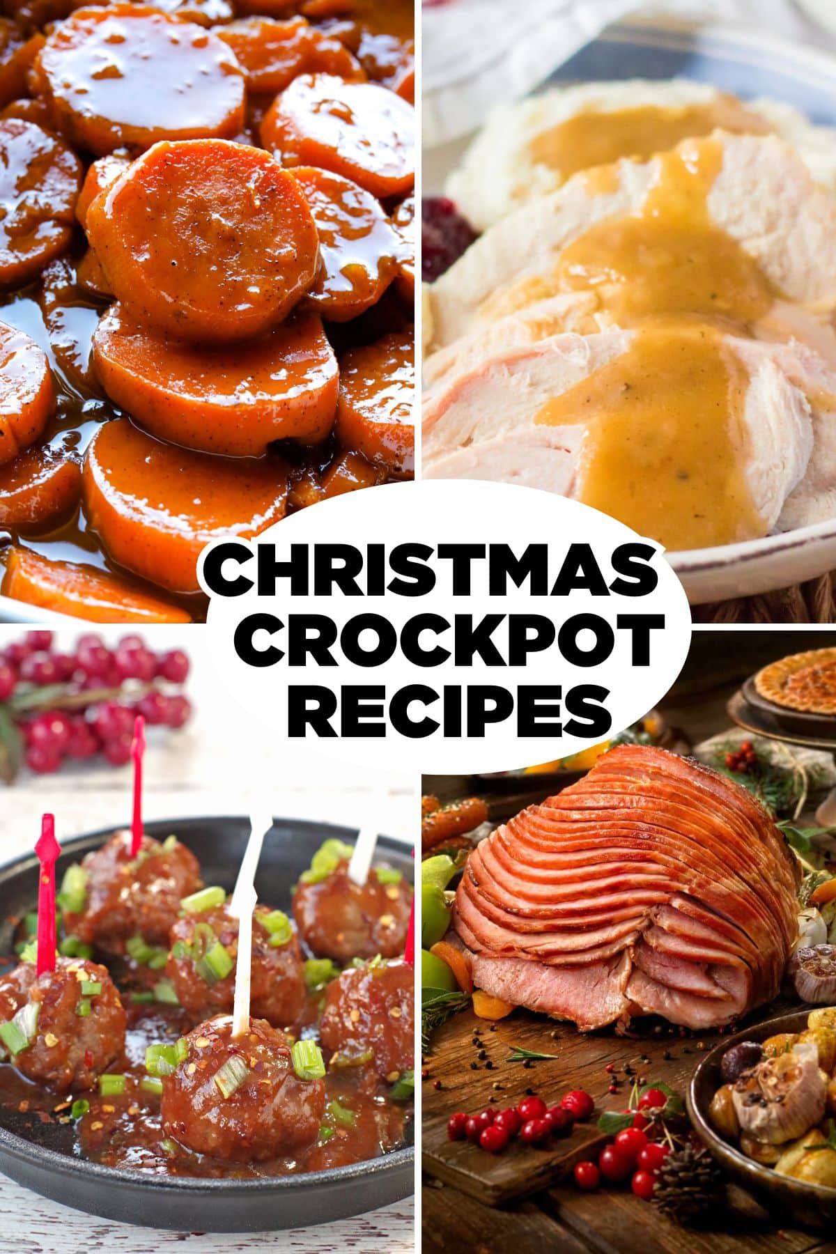 four crockpot recipes for Chrismtas