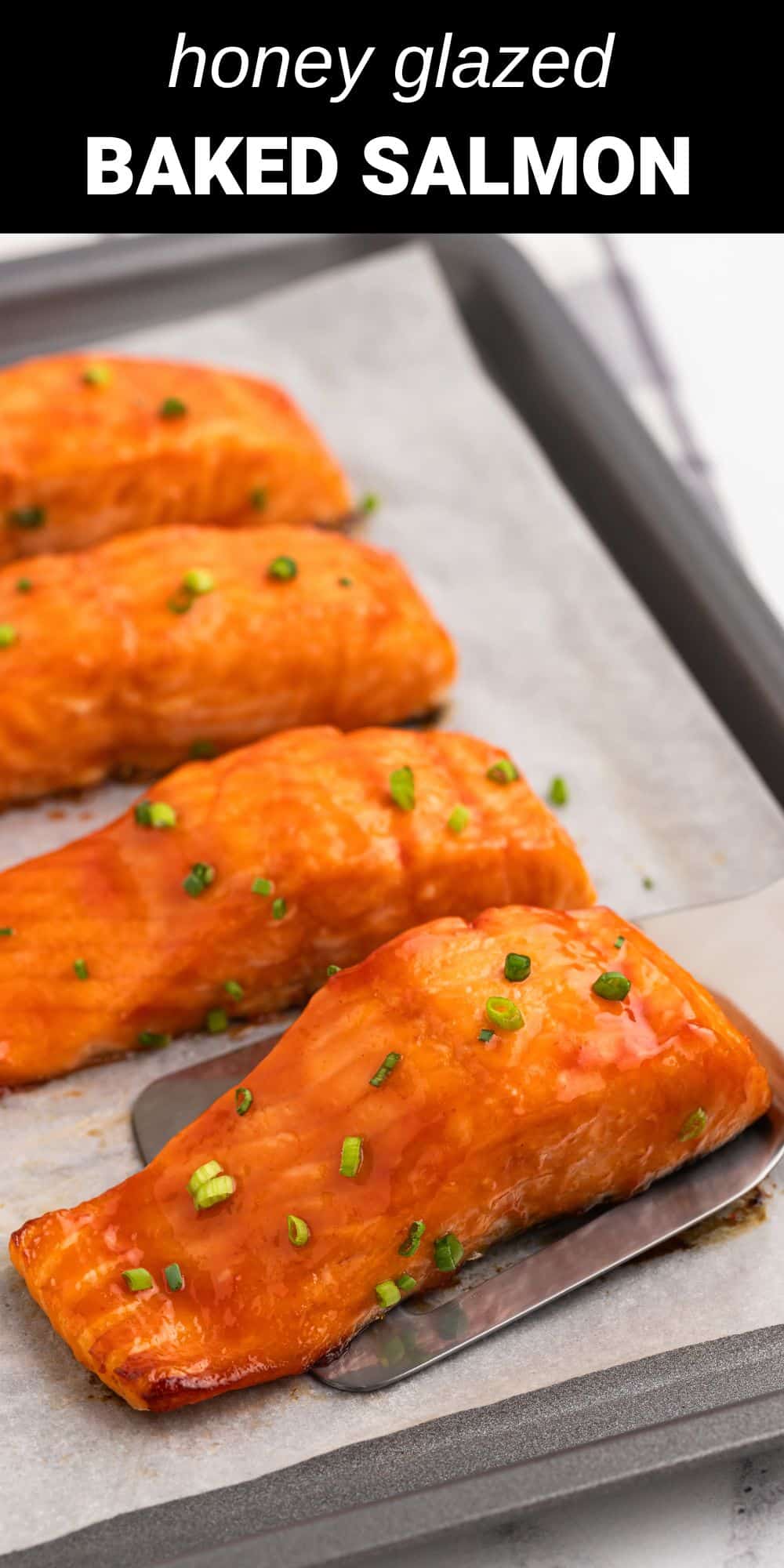 This recipe for Honey Glazed Salmon is tender and juicy and bursting with sweet and savory flavors. Ready in just 20 minutes, this easy salmon recipe is the ultimate busy weeknight dinner.