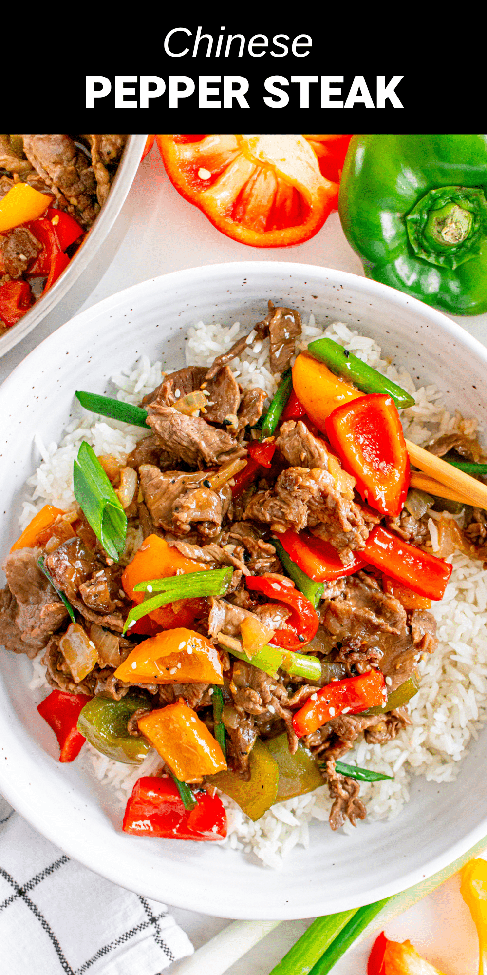 This delicious Chinese Pepper Steak is a quick, budget-friendly alternative to restaurant takeout that doesn't compromise on authentic flavor. Made in just 30 minutes, it’s the perfect answer for a busy weeknight dinner.