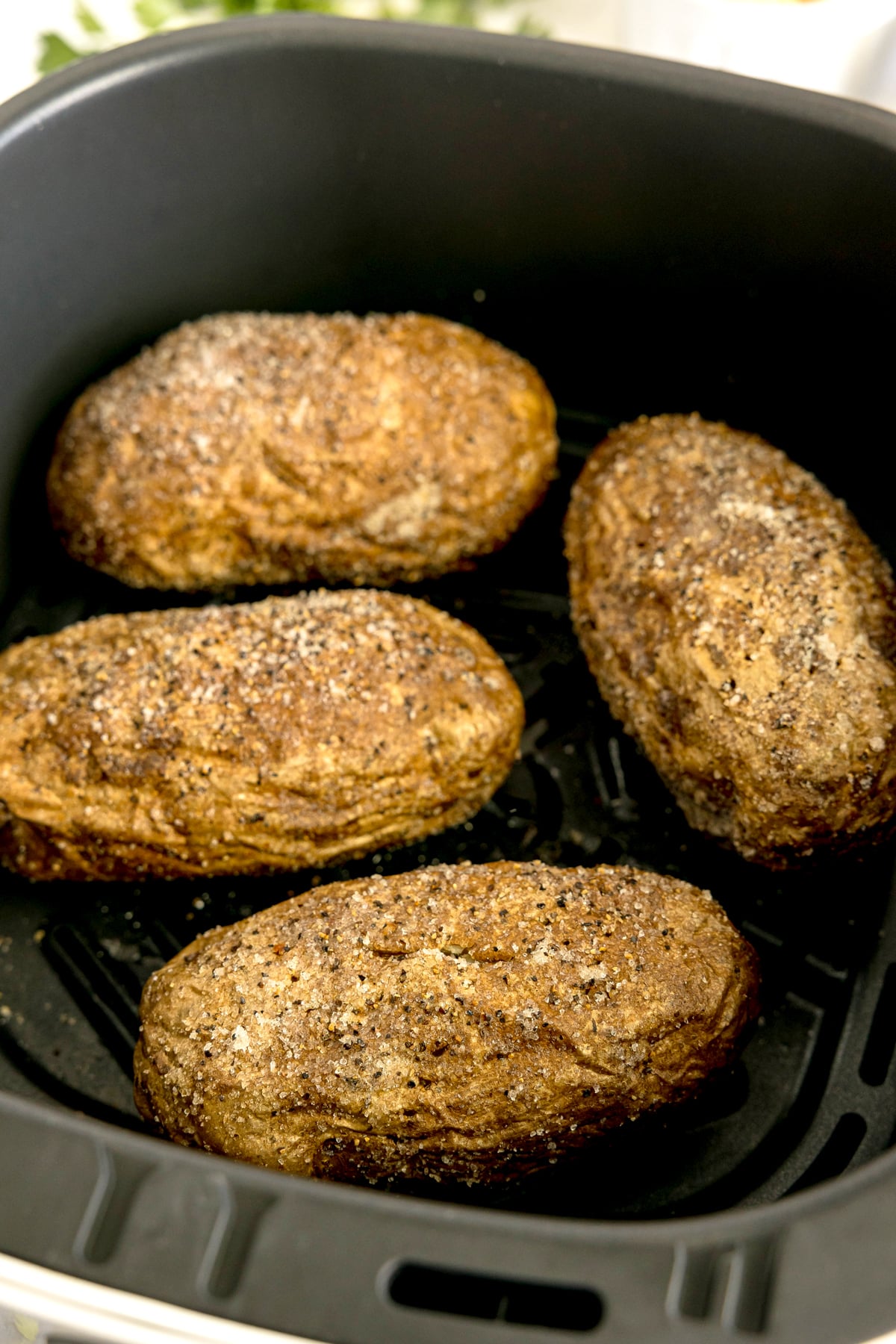 Freshly cooked Air Fryer Baked Potato